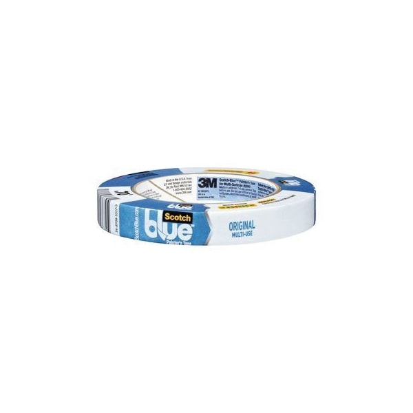 3M ScotchBlueTM Painter's Tape 2090-18A, .70 in x 60 yd 18 mm x 54, 8 m8, 48PK 7100185226 - main